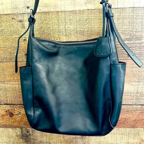 Rare Kipling Leather Crossbody Purse - Picture 2 of 11